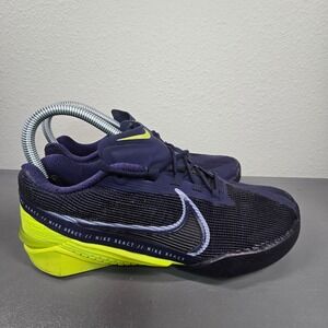 Nike Metcon React II Men Training Shoes US 7.5 Blue Neon‎ Yellow CT1243 400